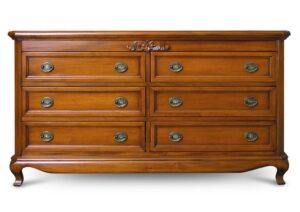 Chantilly 6 Drawer Wide - NUTMEG COLOR