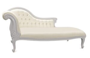 Chantilly XV Chaise Lounge- French White