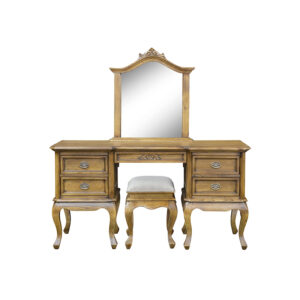 Chantilly Dressing Table & Mirror - French Oak