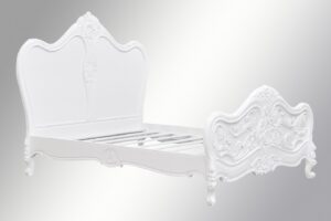 Louis Xv - Margaux Carved Sleigh Bed