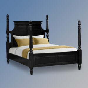Lexington Four Poster Bed in French Noir