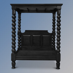 Orleans Four Poster Bed - French Noir