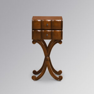 Library Book Lamp Table in Chestnut (Small)