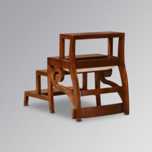 Regency Upholstered Seated Library Chair