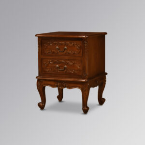 Louis XV Cezanne Bedside Cabinet in Chestnut