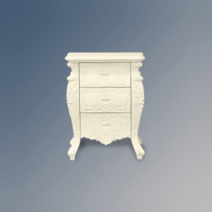 Louis XV Marguerite Bedside Cabinet in French Ivory