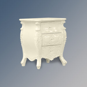 Louis XV Marguerite Bedside Cabinet in French Ivory