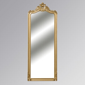 Louis XV Laura Floor Mirror in Gold Leaf
