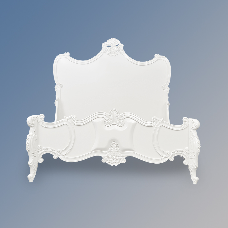 French-furniture-sleigh-bed-LXv003 Geneveive Bed WOO