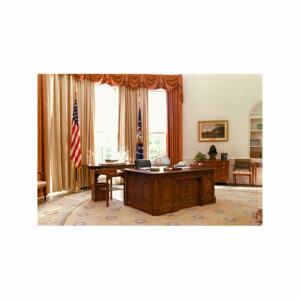 The President's Desk in Mahogany Wood - Chestnut Colour