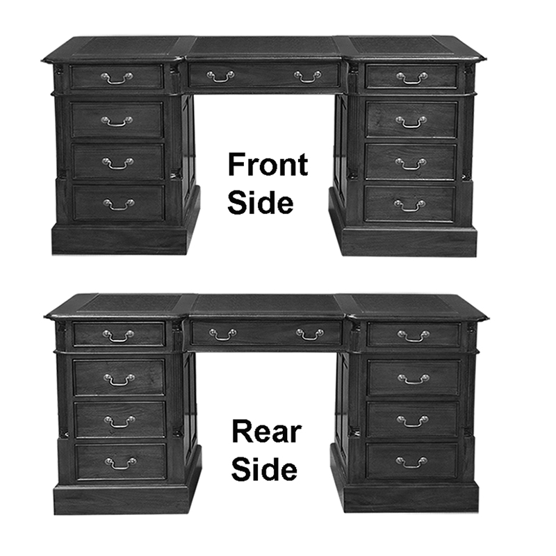 Partner-Desk-Office-BB184 Partner Desk Oxblood Faux Leather DIMINS WOO