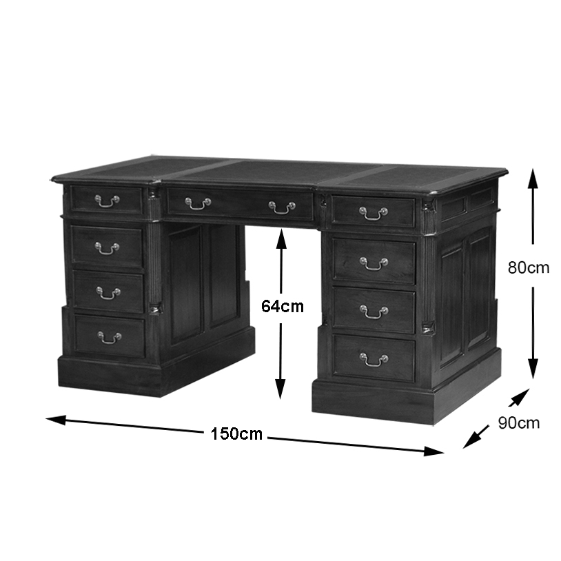 Partner-Desk-Office-BB185 Partner Desk Oxblood Faux DIMINS WOO