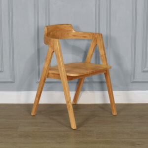 Oslo Dining Armchair in Solid Teak Wood