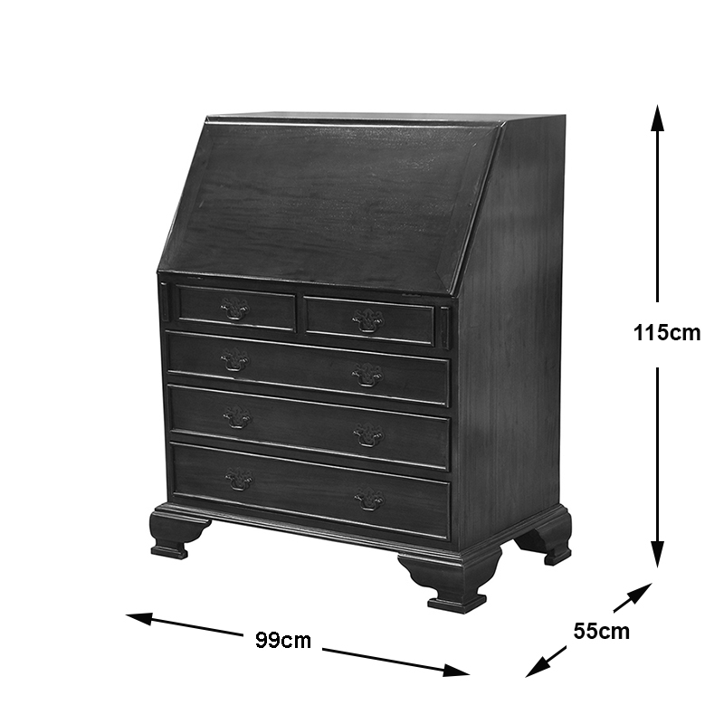 Writing-Bureau-Chestnut BB193CH - DIMINS WOO