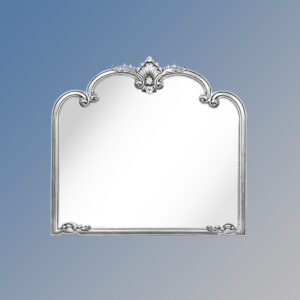 Louis XV Shell Overmantle Mirror - Silver Leaf
