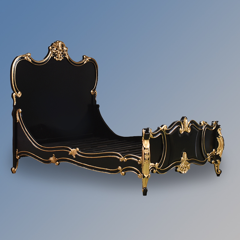 sleigh-bed-french-antique-LouisXV-Lxv003 Geneveive BlackGold (6) WOO1