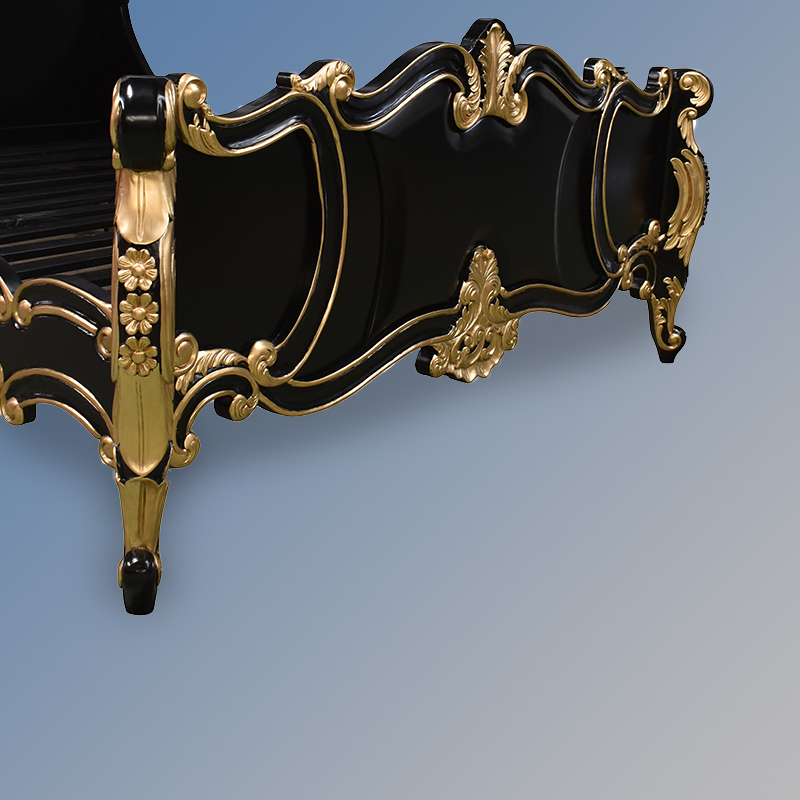 sleigh-bed-french-antique-LouisXV-Lxv003 Geneveive BlackGold (6) WOO5
