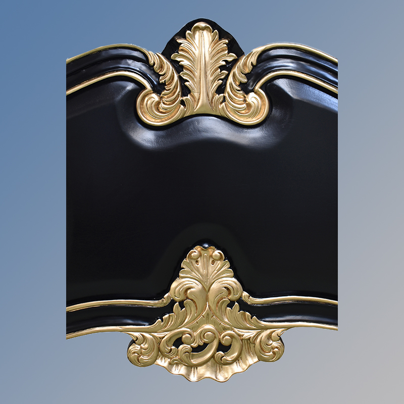sleigh-bed-french-antique-LouisXV-Lxv003 Geneveive BlackGold (6) WOO6