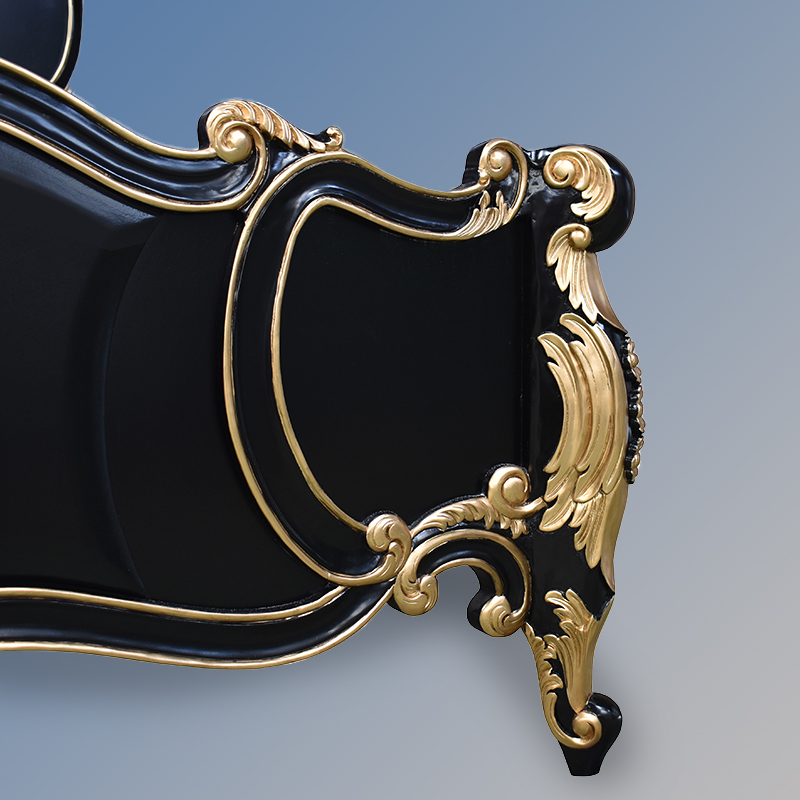 sleigh-bed-french-antique-LouisXV-Lxv003 Geneveive BlackGold (6) WOO7