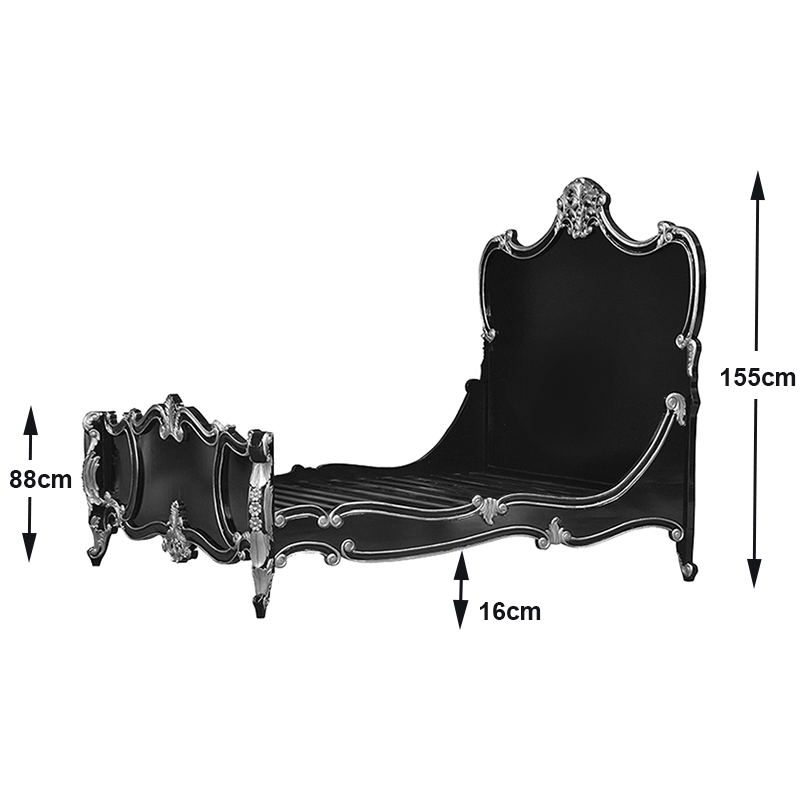 sleigh-bed-french-antique-LouisXV-Lxv003 Geneveive BlackGold DIMINS WOO1